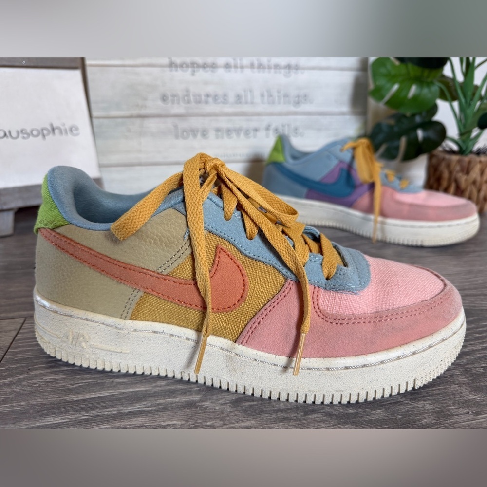 Nike Air Force 1 Low '07 LV8 Next Nature 'Sun Club' Multi-colored Sneaker. 5.5Y